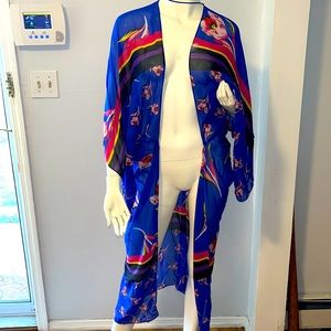 Express- floral print Kimono